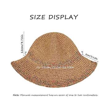 Chic Foldable Women Straw Sun Hat for Summer