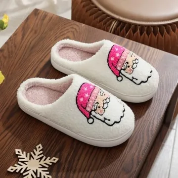 WIRETRAN Santa Claus Slippers Fun Festive Comfort