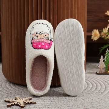 WIRETRAN Santa Claus Slippers Fun Festive Comfort