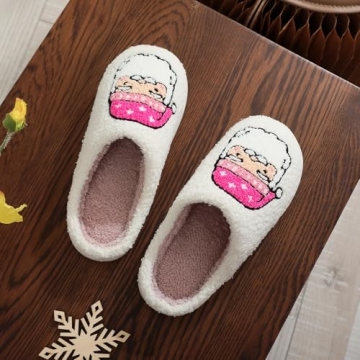 WIRETRAN Santa Claus Slippers Fun Festive Comfort