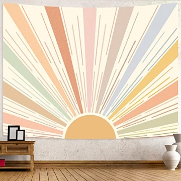 Kanuyee Boho Sun Tapestry Stylish Wall Hanging Decor