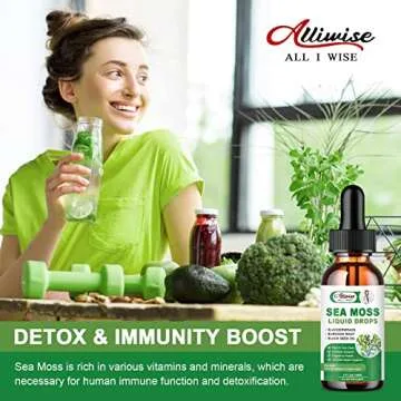 Alliwise Sea Moss Liquid Supports Energy & Immune Health