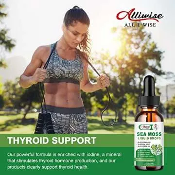 Alliwise Sea Moss Liquid Supports Energy & Immune Health