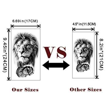 Yazhiji 36 Sheets Temporary Tattoo Stickers for Fun and Style