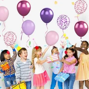 50pcs 12 inch Pink Purple Balloons for Any Celebration