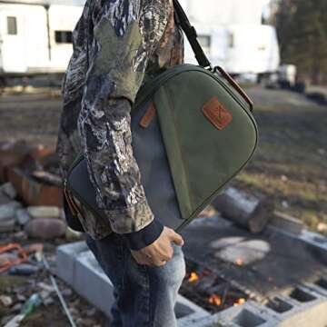 Extremus 13 Pcs Camp Kitchen Cooking Utensil Set Cookware Kit - Travel Organizer Grill Accessories P...