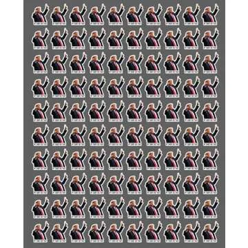 I Did That Tariff Donald Trump Meme Sticker Outdoor Waterproof Sticker Pack 2 in x 2 in - 100 Die Cut Decals Political Humor