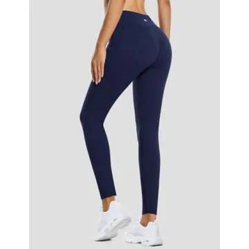 BALEAF Thermal Leggings for Women Waterproof Fleece Lined Hiking Pants Winter Warm Tights Skiing Run...