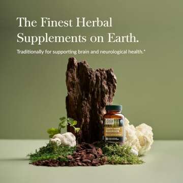 Gaia Herbs, Lions Mane Mushroom, 40 Count