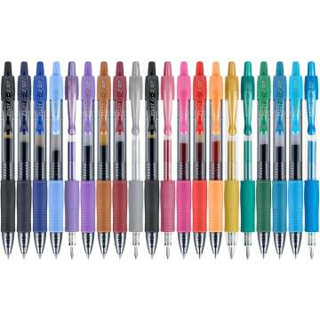 Pilot G2 Premium Gel Ink Pens - 20 Count Assorted Colors
