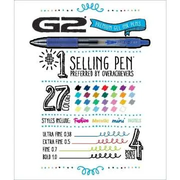 Pilot G2 Premium Gel Ink Pens - 20 Count Assorted Colors