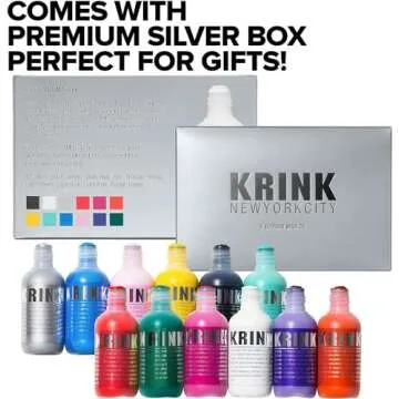 Krink K-60 Paint Marker Set - Vibrant 12 Color Art Markers