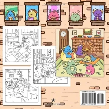 Cuddly Dragons Cute Coloring Book for All Ages