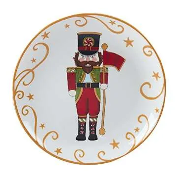 Certified International Holiday Magic Nutcracker Plates Set of 4