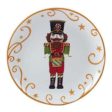 Certified International Holiday Magic Nutcracker Plates Set of 4