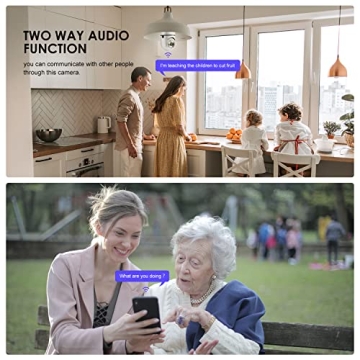 YUOCHY 1080P Light Bulb Camera - Smart Home Security