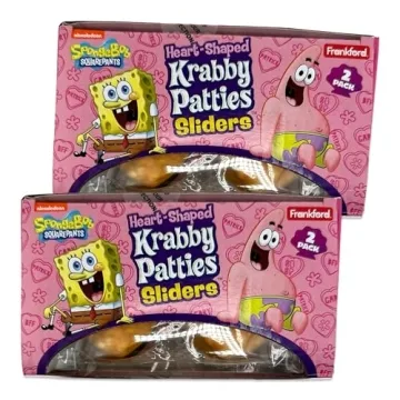 Heart-Shaped Krabby Patties Gummy Candy for Everyone