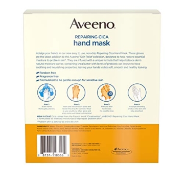 Aveeno CICA Hand Mask with Oat & Shea Butter