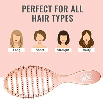 Wet Brush Speed Dry Hair Brush - Coral for Quick Detangling