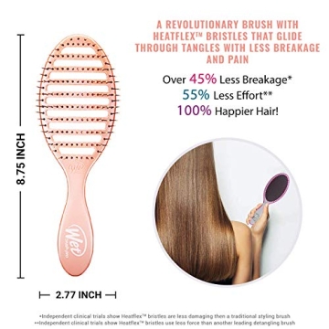 Wet Brush Speed Dry Hair Brush - Coral for Quick Detangling