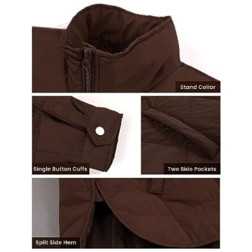 Stylish Muchpow Women’s Lightweight Down Coat for Winter