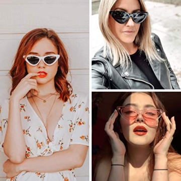 WearMe Pro Retro Vintage Cat Eye Sunglasses UV Protection
