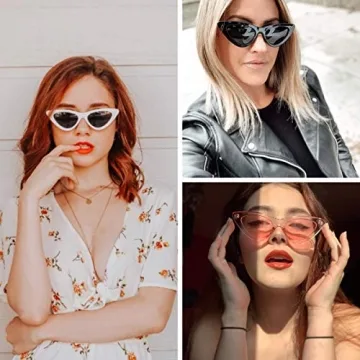 WearMe Pro Retro Vintage Cat Eye Sunglasses UV Protection