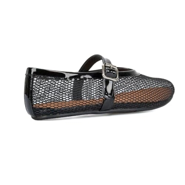 Arqa Mesh Ballet Flats Women Summer Comfortable Fishnet Shoes