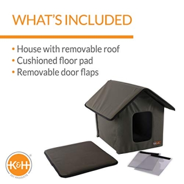 K&H Outdoor Cat House for Strays and Community Cats