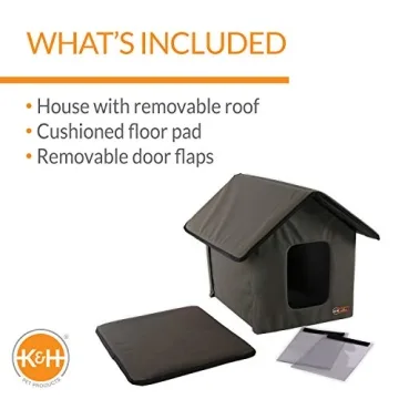 K&H Outdoor Cat House for Strays and Community Cats