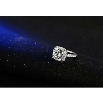 Affordable 3 Carat VVS1 Simulated Diamond Ring for Engagement