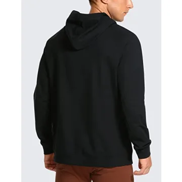 CRZ YOGA Hoodies for Men - Stylish French Terry Sweatshirt