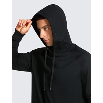CRZ YOGA Hoodies for Men - Stylish French Terry Sweatshirt