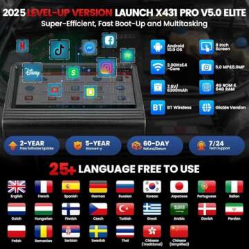 LAUNCH X431 V Pro 5.0 Elite Bidirectional Scan Tool