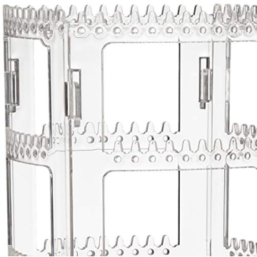 Sooyee 360 Rotating Earring Holder for Jewelry Display