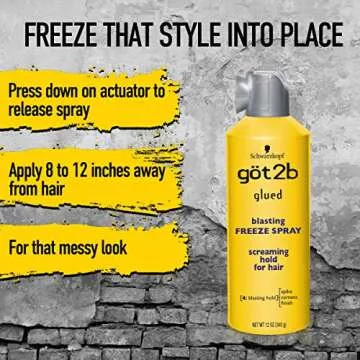 Got2b Glued Hairspray for Ultimate Hold, 12 Ounce