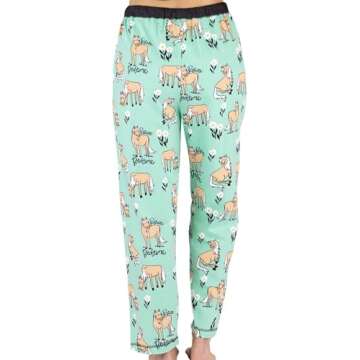 Lazy One Pajamas for Women, Cute Pajama Pants and Top Separates, Pasture Bedtime, Horse, Animal
