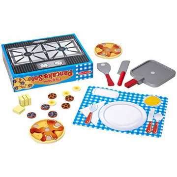 Melissa & Doug Pancake Set - Fun Wooden Breakfast Toy