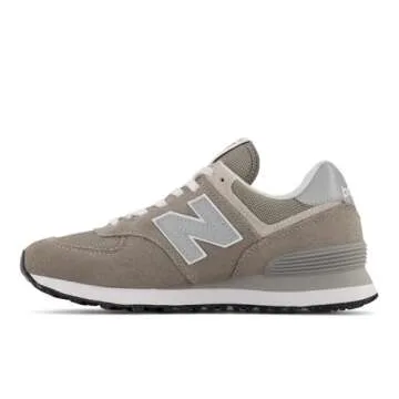 New Balance Women’s 574 Core Sneaker Grey/White Wide Fit