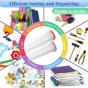 Jetec 32 Pcs Waterproof Zipper Storage Bags - Colorful & Versatile