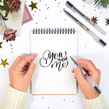 Premium Black Gel Pens for Smooth Writing Experience