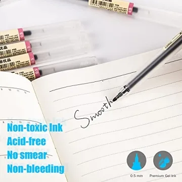 Premium Black Gel Pens for Smooth Writing Experience