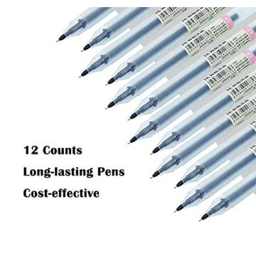 Premium Black Gel Pens for Smooth Writing Experience