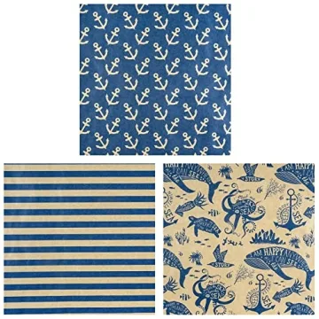 Stylish RUSPEPA Wrapping Paper Rolls with Tags and String