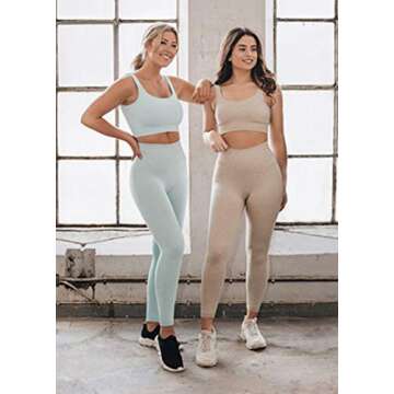 Fashspo Women's Yoga Exercise Outfits Seamless Activewear