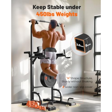 Sportsroyals Power Tower Compact Strength Training Equipment