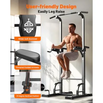 Sportsroyals Power Tower Compact Strength Training Equipment