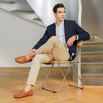 Jousen Men's Comfortable Penny Loafers Slip-On Shoes