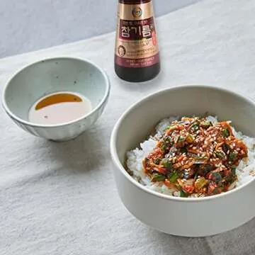 Surasang Korean Toasted Sesame Oil, Authentic Flavor