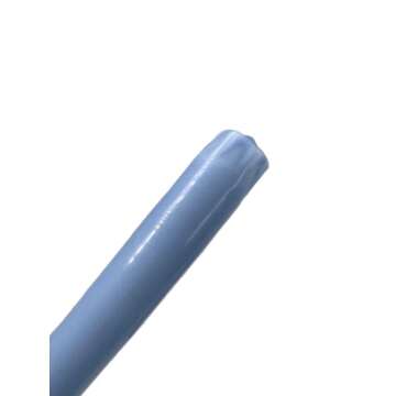 Elegant Slate Blue Taper Candles - Set of 12 Dripless and Smokeless